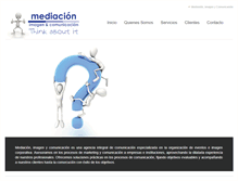Tablet Screenshot of mediacioneimagen.com